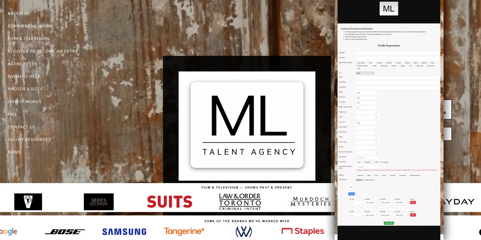 Talent Management & Casting CRM - CRM built with Laravel, Spatie, Breeze, Backend: Tailwind, Frontend: Foursquare, MySQL, Image Processing (GD / Imagick), PDF Generation, CSV Import Pipelines